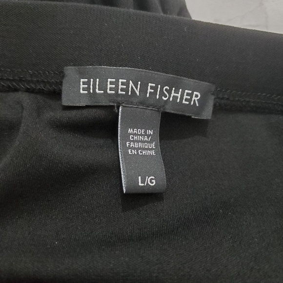 Eileen Fisher Black A-Line Skirt - Picture 4 of 7